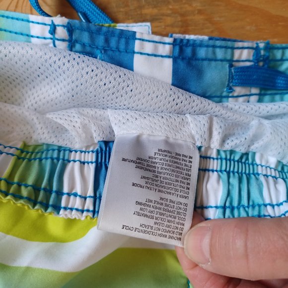 NEW! Ripzone Youth Swim Trunks Yellow/Blue ( 3419) - Picture 7 of 9